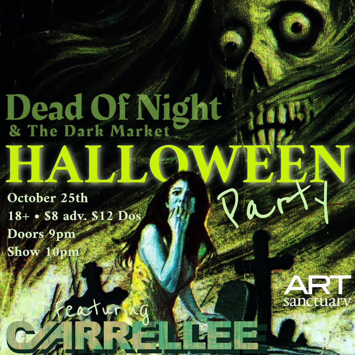 Dead Of Night & The Dark Market Halloween Party feat. Carrellee