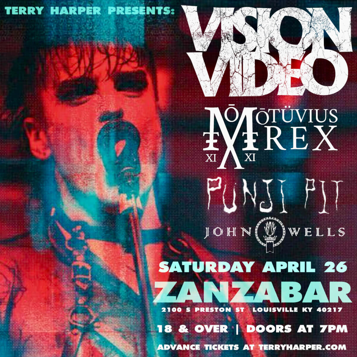 Vision Video / Motuvius Rex / Punji Pit / John Wells - Live at Zanzabar