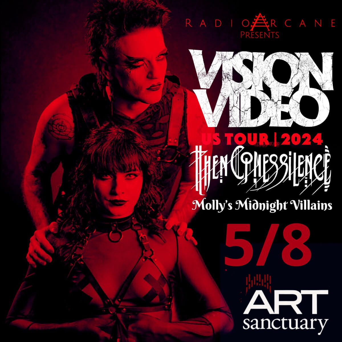Vision Video / Then Comes Silence / Molly’s Midnight Villains Live at Art Sanctuary